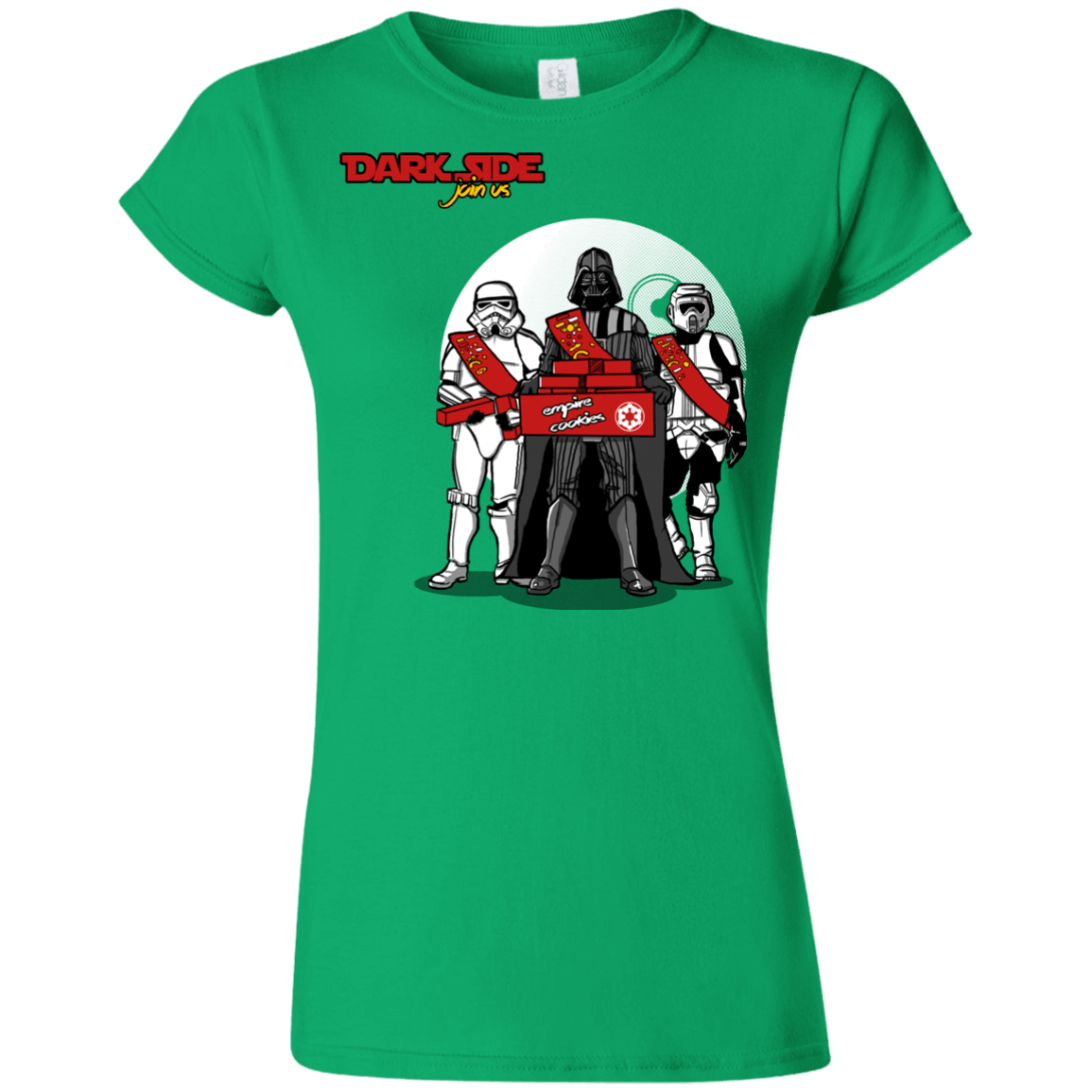 T-Shirts Irish Green / S Join The Dark Side Junior Slimmer-Fit T-Shirt