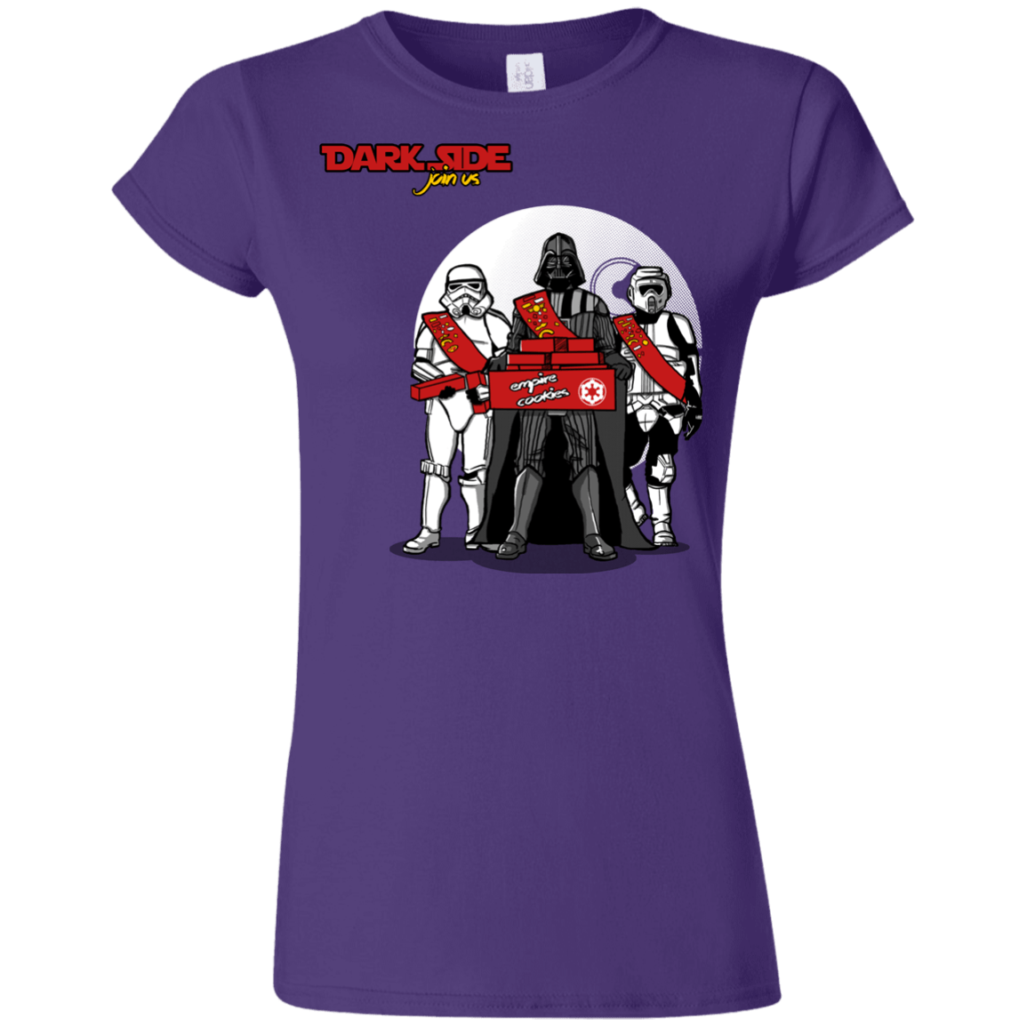 T-Shirts Purple / S Join The Dark Side Junior Slimmer-Fit T-Shirt