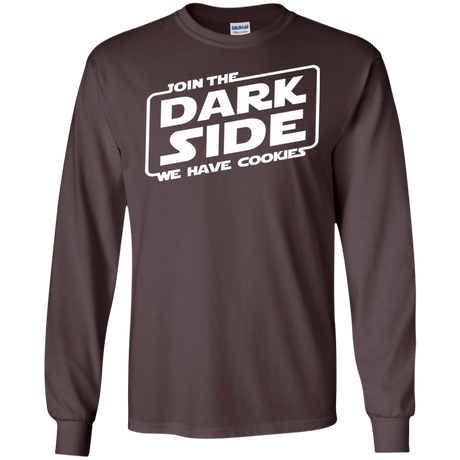 T-Shirts Dark Chocolate / S Join The Dark Side Men's Long Sleeve T-Shirt