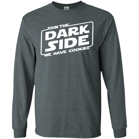 T-Shirts Dark Heather / S Join The Dark Side Men's Long Sleeve T-Shirt