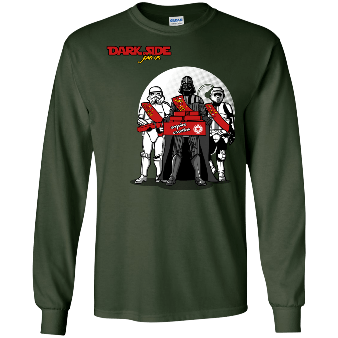 T-Shirts Forest Green / S Join The Dark Side Men's Long Sleeve T-Shirt