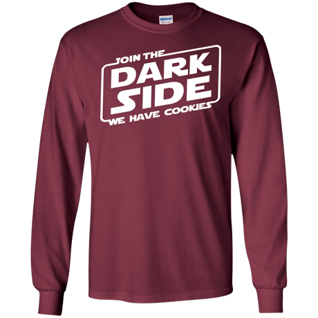 T-Shirts Maroon / S Join The Dark Side Men's Long Sleeve T-Shirt