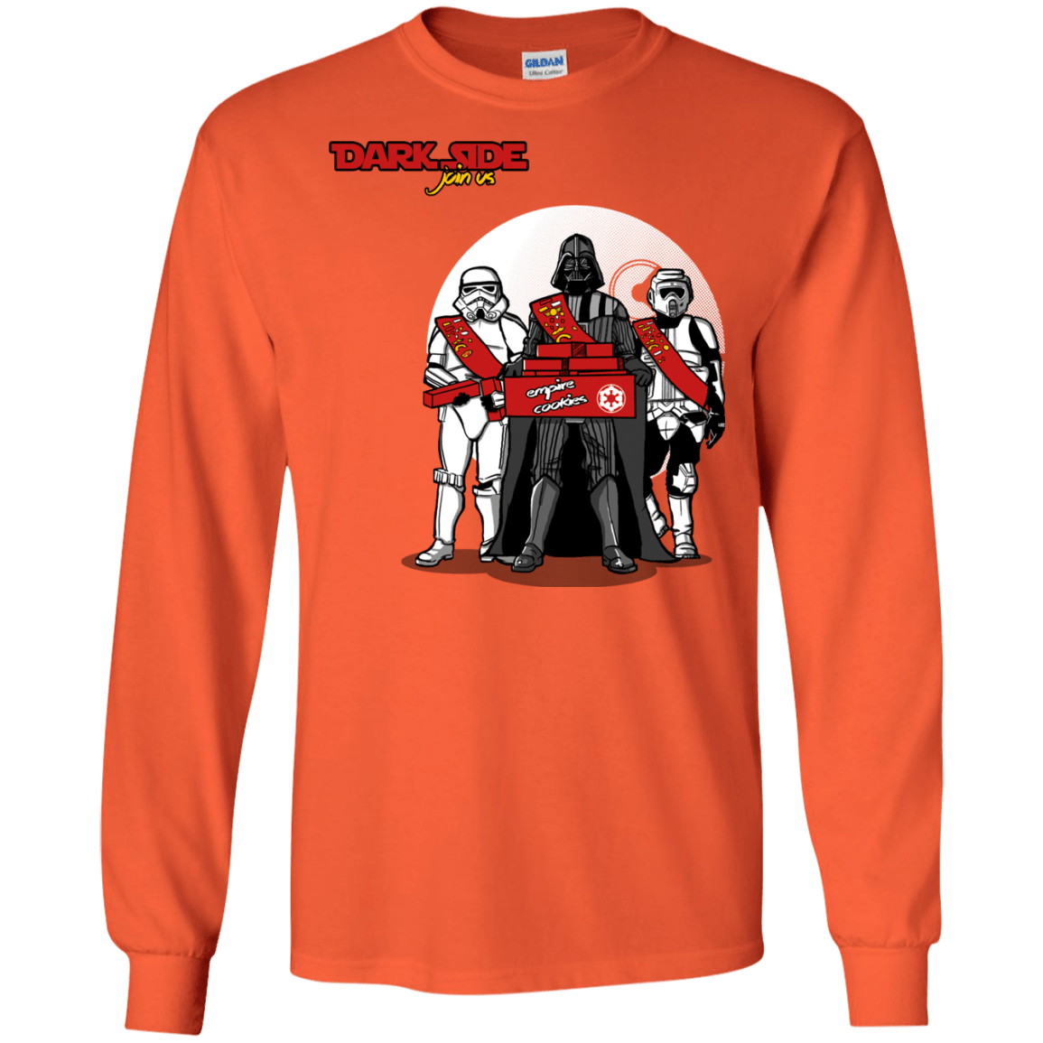 T-Shirts Orange / S Join The Dark Side Men's Long Sleeve T-Shirt