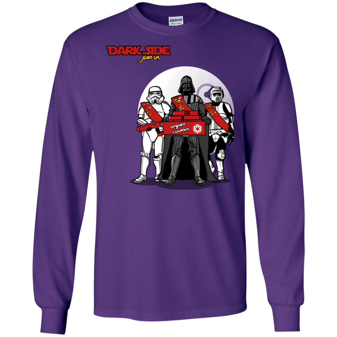 T-Shirts Purple / S Join The Dark Side Men's Long Sleeve T-Shirt