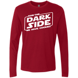 T-Shirts Cardinal / S Join The Dark Side Men's Premium Long Sleeve