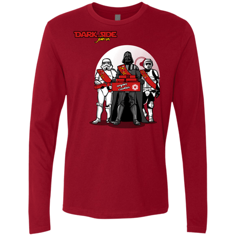 T-Shirts Cardinal / S Join The Dark Side Men's Premium Long Sleeve