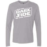 T-Shirts Heather Grey / S Join The Dark Side Men's Premium Long Sleeve