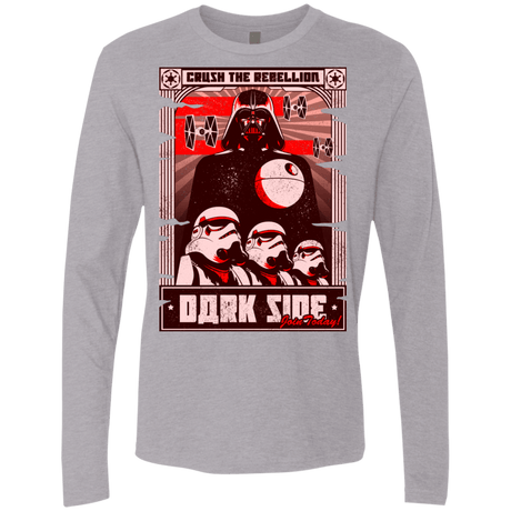 T-Shirts Heather Grey / Small Join the Dark SIde Men's Premium Long Sleeve