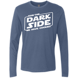 T-Shirts Indigo / S Join The Dark Side Men's Premium Long Sleeve