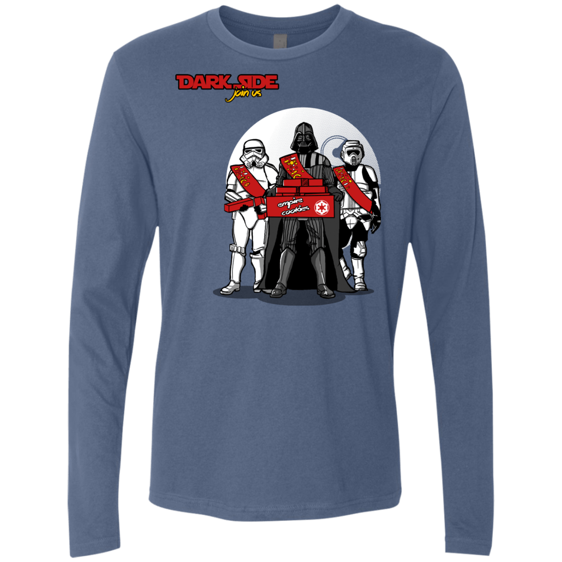 T-Shirts Indigo / S Join The Dark Side Men's Premium Long Sleeve