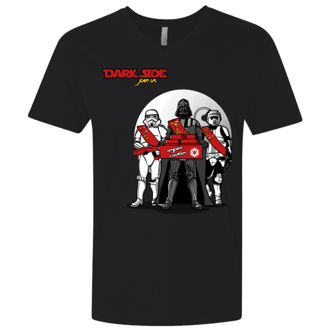 T-Shirts Black / X-Small Join The Dark Side Men's Premium V-Neck