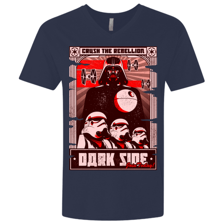 T-Shirts Midnight Navy / X-Small Join the Dark SIde Men's Premium V-Neck