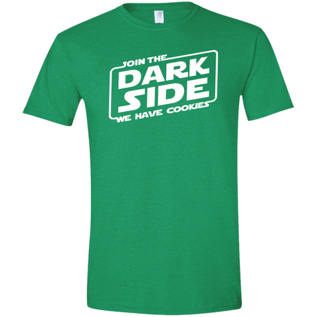 T-Shirts Heather Irish Green / S Join The Dark Side Men's Semi-Fitted Softstyle