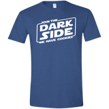 T-Shirts Heather Royal / X-Small Join The Dark Side Men's Semi-Fitted Softstyle