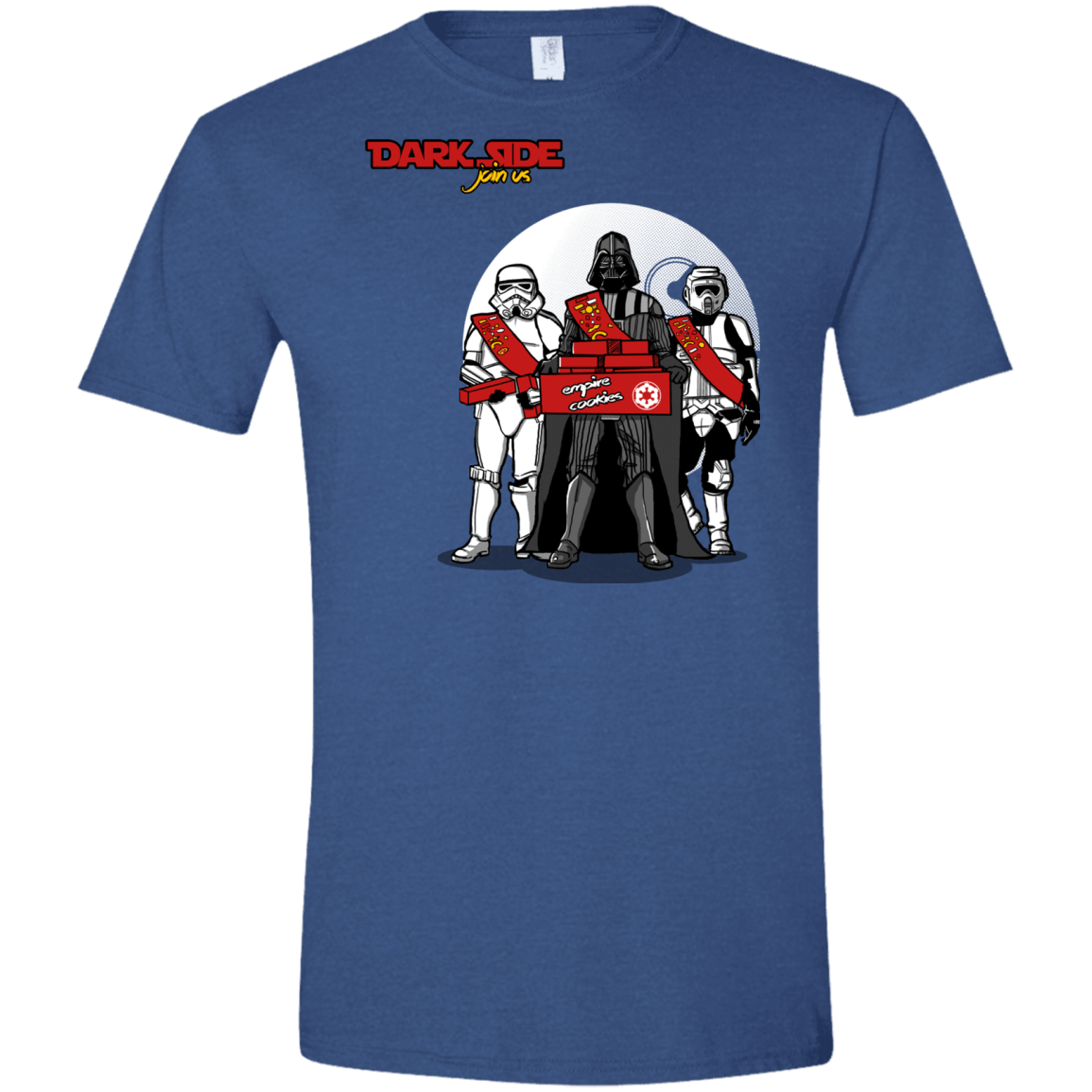 T-Shirts Heather Royal / X-Small Join The Dark Side Men's Semi-Fitted Softstyle