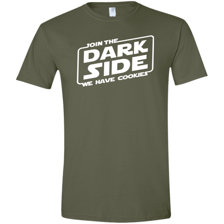 T-Shirts Military Green / S Join The Dark Side Men's Semi-Fitted Softstyle