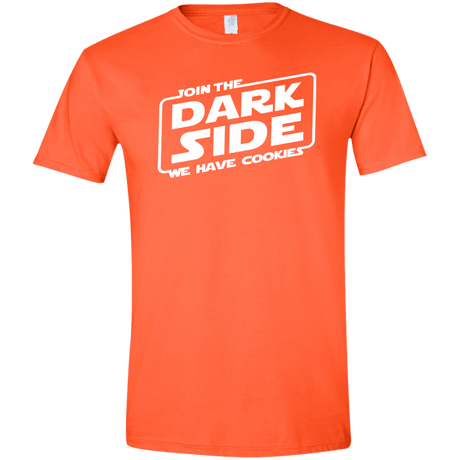 T-Shirts Orange / S Join The Dark Side Men's Semi-Fitted Softstyle