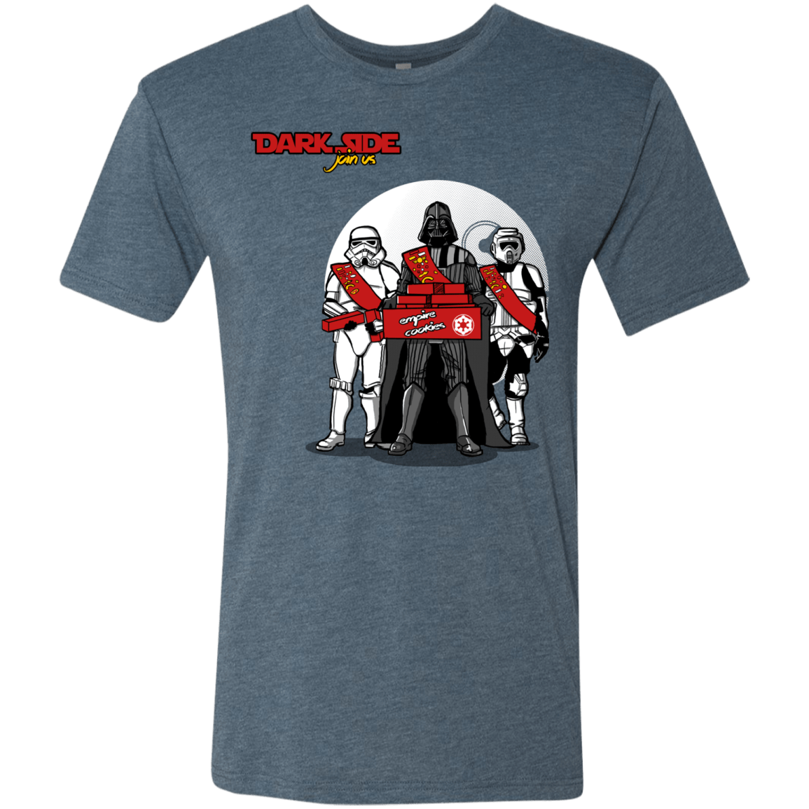 T-Shirts Indigo / S Join The Dark Side Men's Triblend T-Shirt