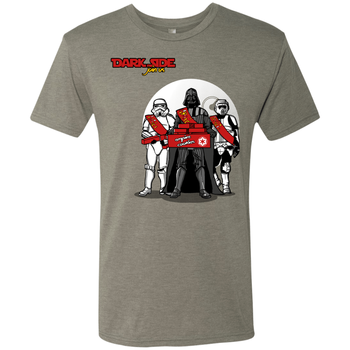 T-Shirts Venetian Grey / S Join The Dark Side Men's Triblend T-Shirt