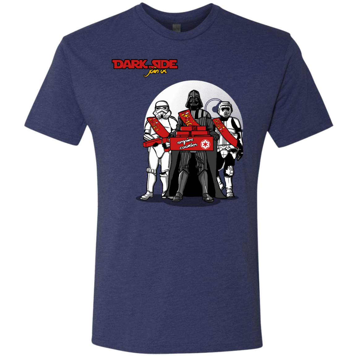 T-Shirts Vintage Navy / S Join The Dark Side Men's Triblend T-Shirt