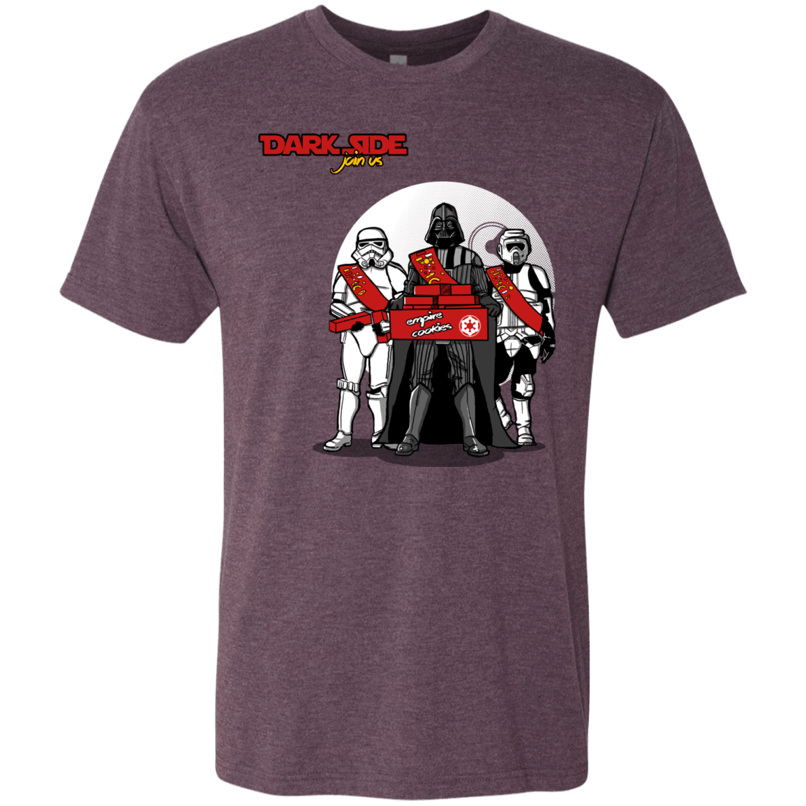 T-Shirts Vintage Purple / S Join The Dark Side Men's Triblend T-Shirt
