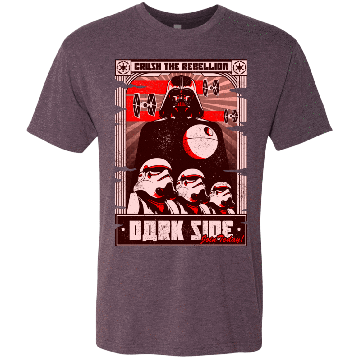 T-Shirts Vintage Purple / Small Join the Dark SIde Men's Triblend T-Shirt