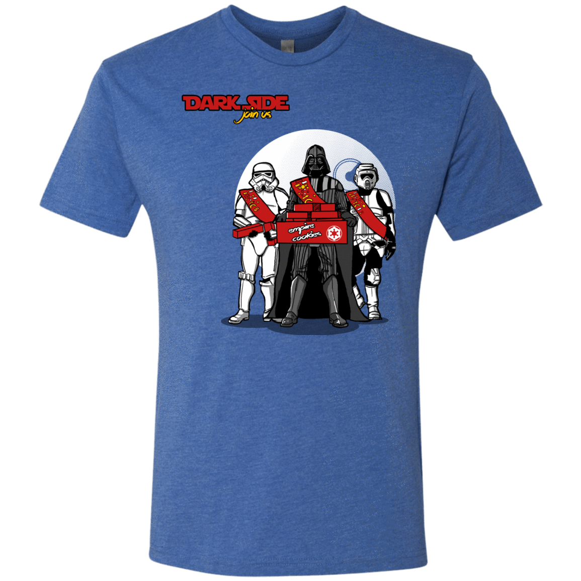 T-Shirts Vintage Royal / S Join The Dark Side Men's Triblend T-Shirt