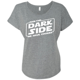 T-Shirts Premium Heather / X-Small Join The Dark Side Triblend Dolman Sleeve