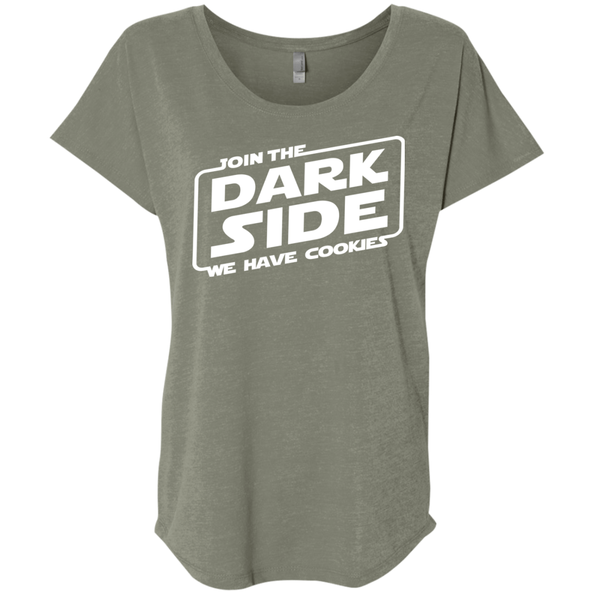 T-Shirts Venetian Grey / X-Small Join The Dark Side Triblend Dolman Sleeve