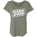 T-Shirts Venetian Grey / X-Small Join The Dark Side Triblend Dolman Sleeve