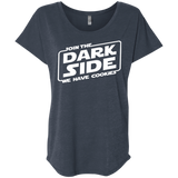 T-Shirts Vintage Navy / X-Small Join The Dark Side Triblend Dolman Sleeve