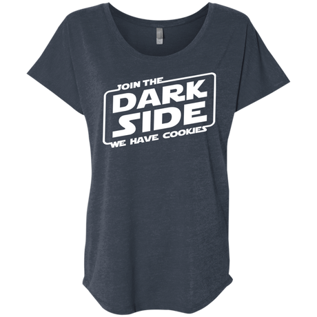 T-Shirts Vintage Navy / X-Small Join The Dark Side Triblend Dolman Sleeve