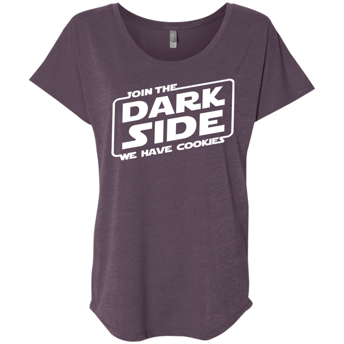 T-Shirts Vintage Purple / X-Small Join The Dark Side Triblend Dolman Sleeve