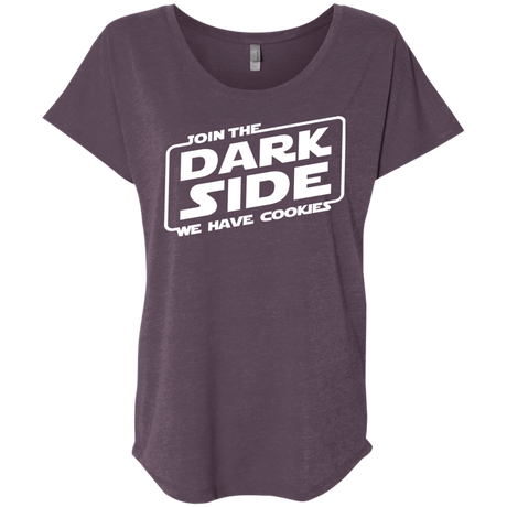 T-Shirts Vintage Purple / X-Small Join The Dark Side Triblend Dolman Sleeve