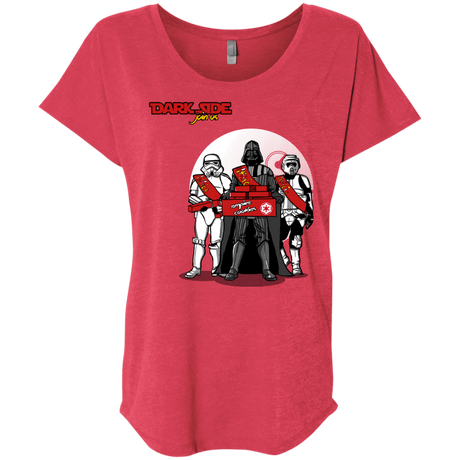 T-Shirts Vintage Red / X-Small Join The Dark Side Triblend Dolman Sleeve