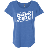 T-Shirts Vintage Royal / X-Small Join The Dark Side Triblend Dolman Sleeve