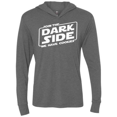 T-Shirts Premium Heather / X-Small Join The Dark Side Triblend Long Sleeve Hoodie Tee