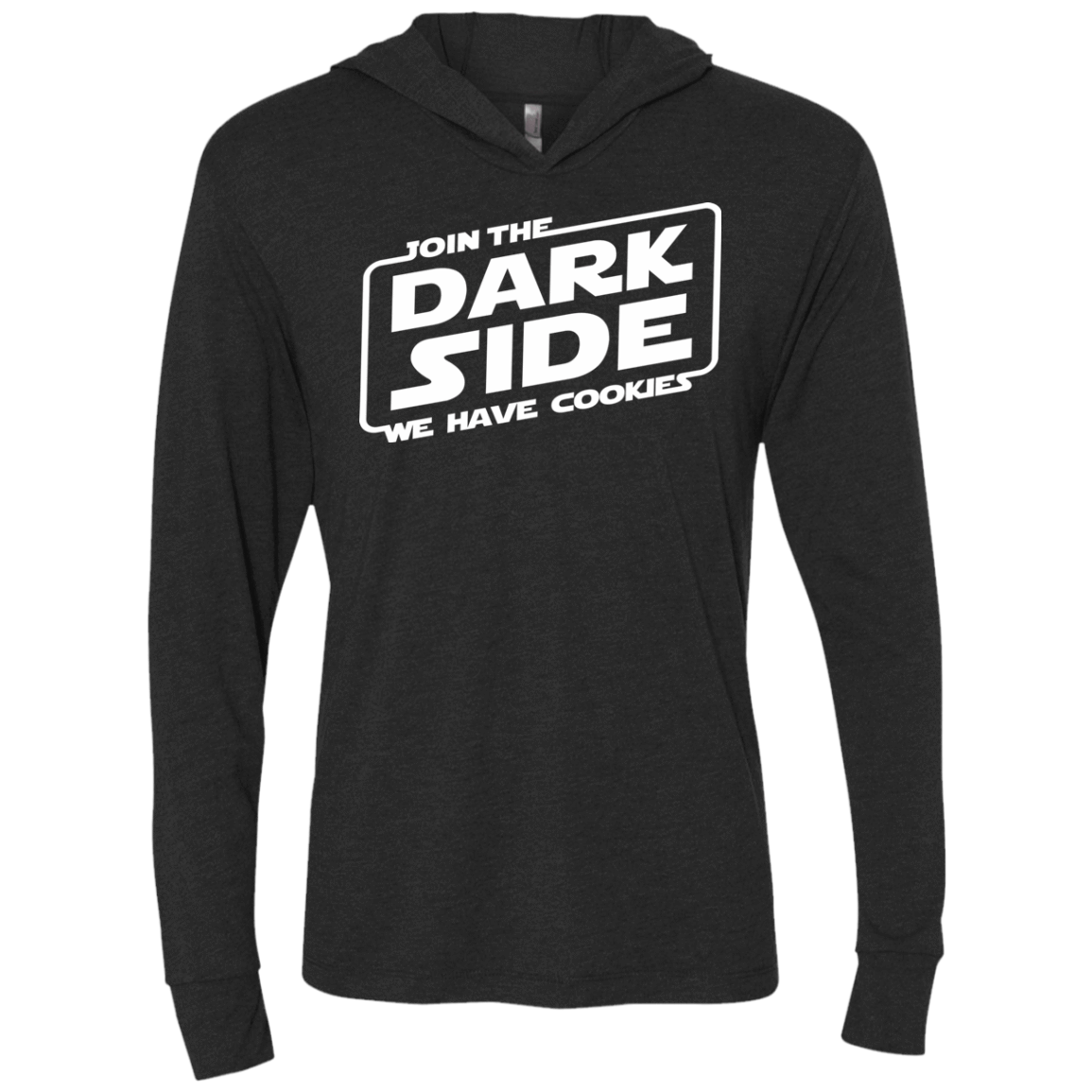 T-Shirts Vintage Black / X-Small Join The Dark Side Triblend Long Sleeve Hoodie Tee