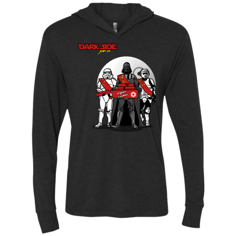 T-Shirts Vintage Black / X-Small Join The Dark Side Triblend Long Sleeve Hoodie Tee