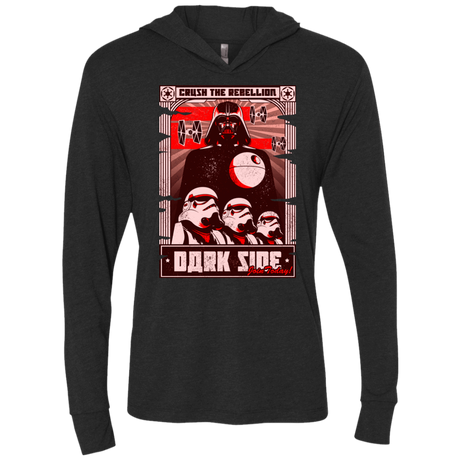 T-Shirts Vintage Black / X-Small Join the Dark SIde Triblend Long Sleeve Hoodie Tee