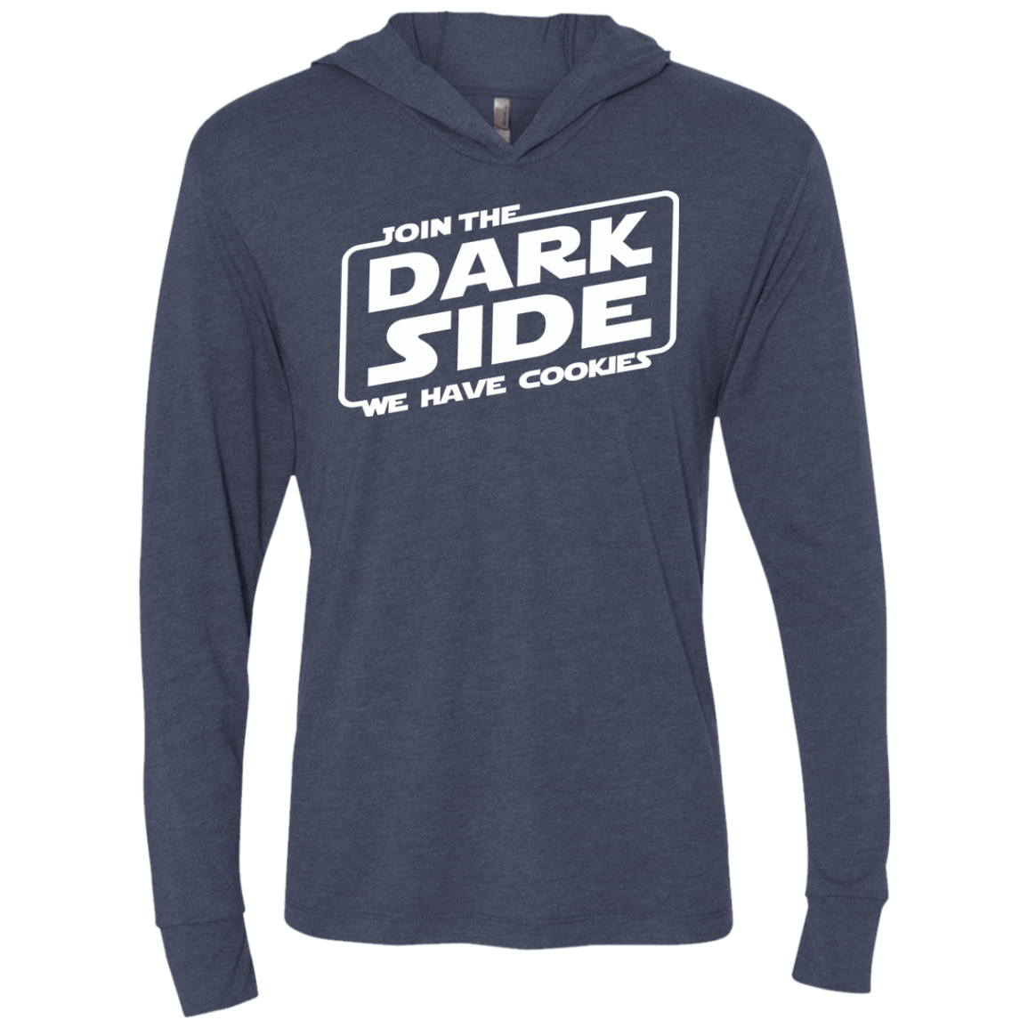 T-Shirts Vintage Navy / X-Small Join The Dark Side Triblend Long Sleeve Hoodie Tee