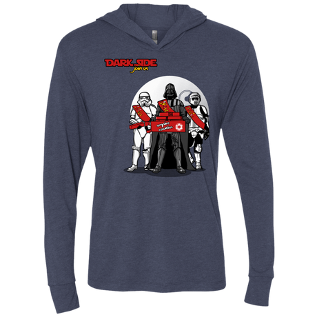 T-Shirts Vintage Navy / X-Small Join The Dark Side Triblend Long Sleeve Hoodie Tee