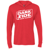 T-Shirts Vintage Red / X-Small Join The Dark Side Triblend Long Sleeve Hoodie Tee