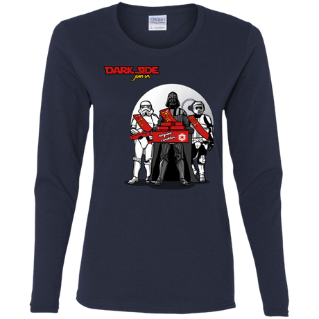 T-Shirts Navy / S Join The Dark Side Women's Long Sleeve T-Shirt