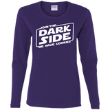 T-Shirts Purple / S Join The Dark Side Women's Long Sleeve T-Shirt