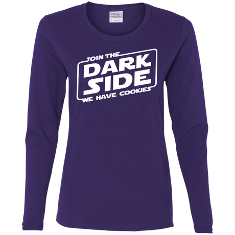 T-Shirts Purple / S Join The Dark Side Women's Long Sleeve T-Shirt
