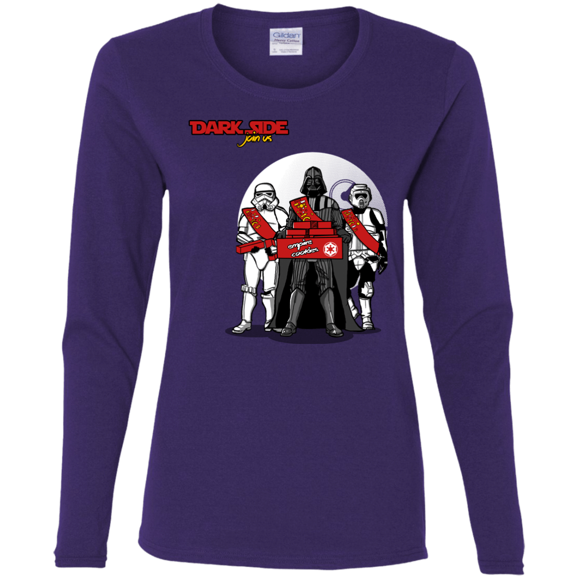 T-Shirts Purple / S Join The Dark Side Women's Long Sleeve T-Shirt