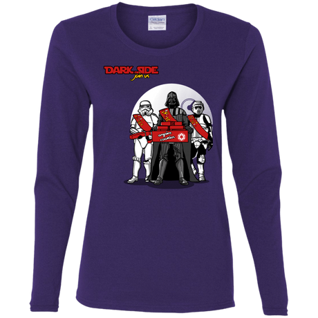 T-Shirts Purple / S Join The Dark Side Women's Long Sleeve T-Shirt