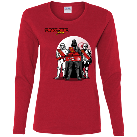 T-Shirts Red / S Join The Dark Side Women's Long Sleeve T-Shirt