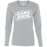 T-Shirts Sport Grey / S Join The Dark Side Women's Long Sleeve T-Shirt